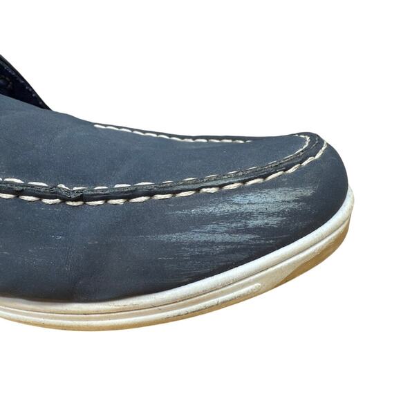 "AKADEMICS" Mens Lace up ankle boot Style SZ 10.5 Blue Preppy Student PLZ READ!! - Picture 4 of 11